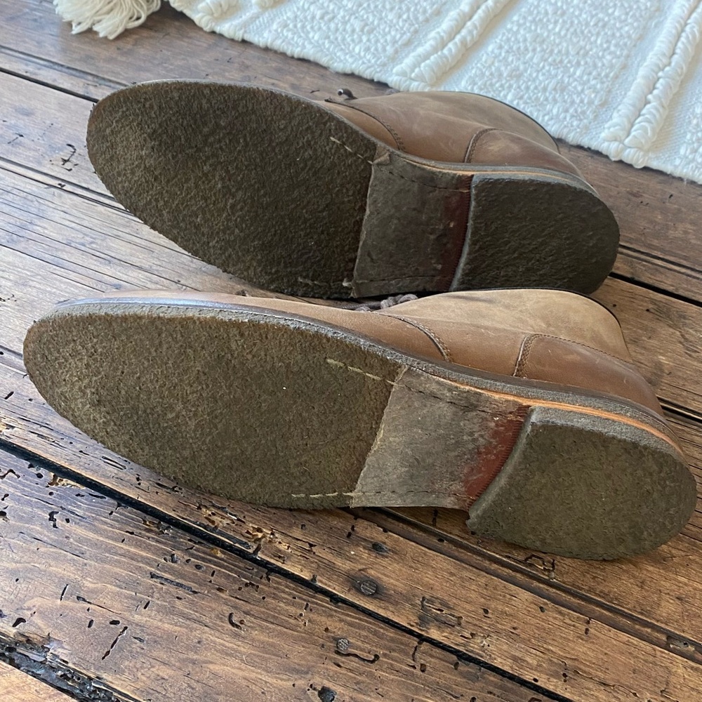 Johnston & Murphy Tan Brown Leather Chukka Boots - Picture 7 of 7